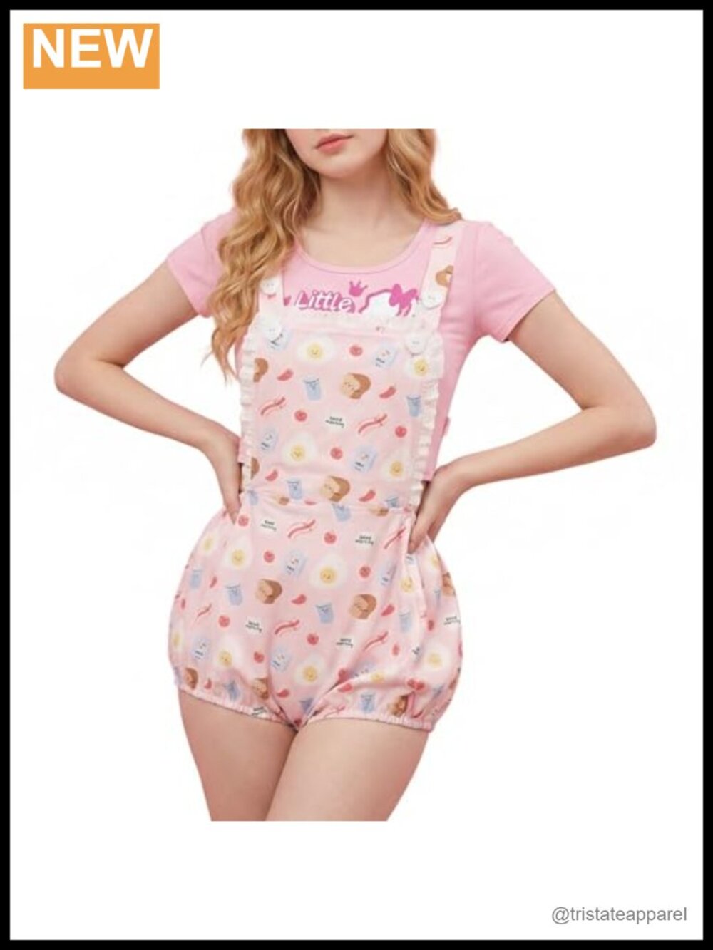 Cotton Short Overalls Shortalls Button Crotch Onesie Adjustable Straps Women